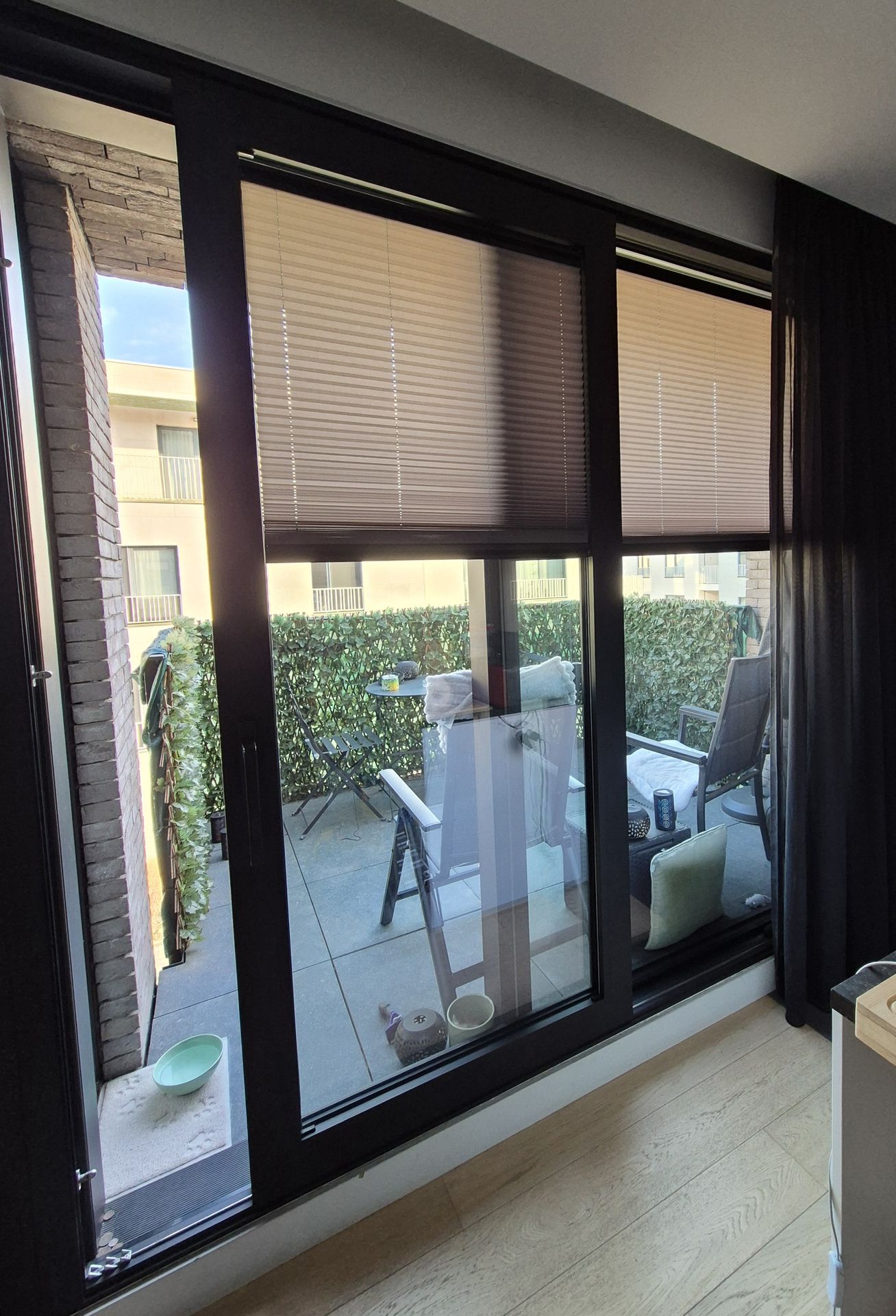 Store plisse tamisant sur mesure