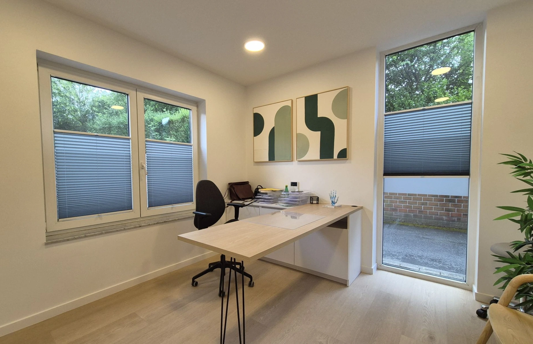 Store plisse tamisant sur mesure